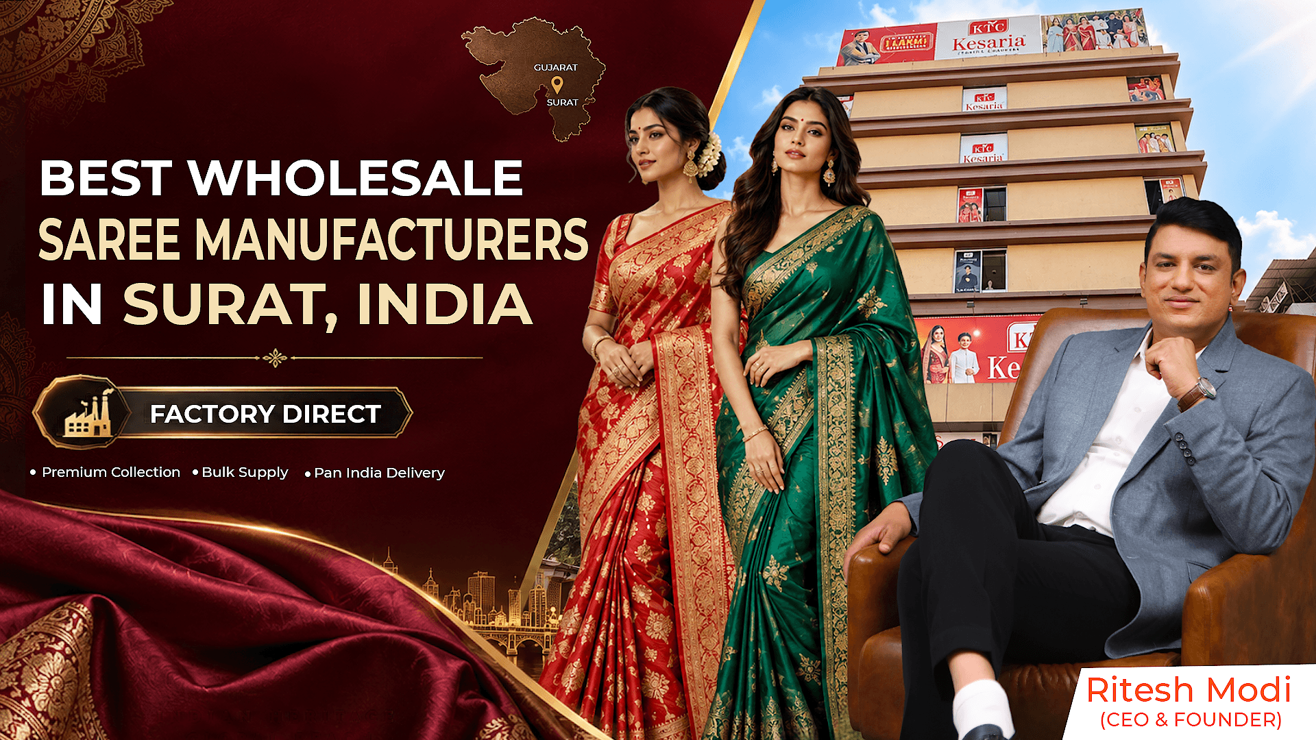 Best Wholesale Saree Manufacturers in Surat India